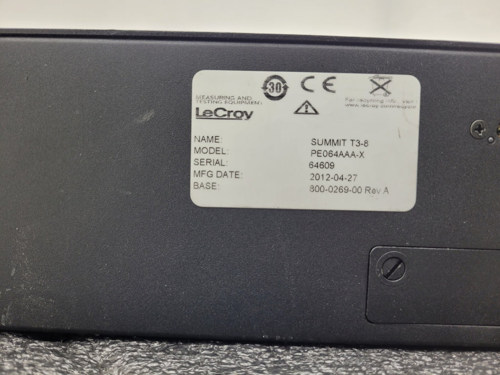 Teledyne LeCroy Summit T3-8 PCI Express Multi‐Lane Protocol Analyzer Unit A