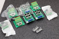 Lot of 7 USB Micro Breakout Board RJ45 Terminals DIN Rail Clips BRKLD15HDF-SG