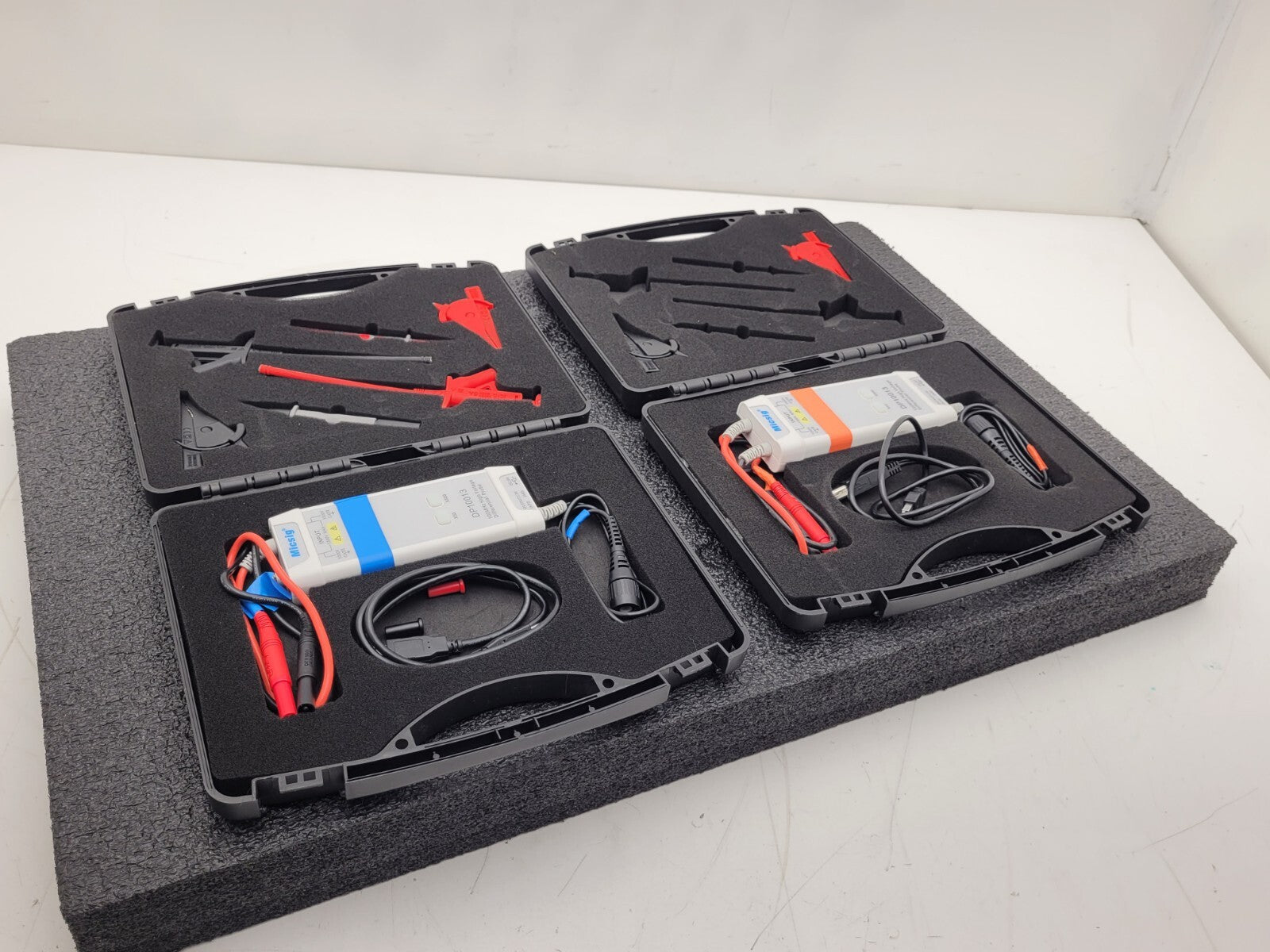 Lot of 2 Micsig DP10013 100MHz Oscilloscope Differential Probe One Working One ?