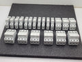 Lot of 20  ETI Fuse Holder EFD 10 1p 10 x 38 002540001 DIN Rail 3, 2 and 1 Unit