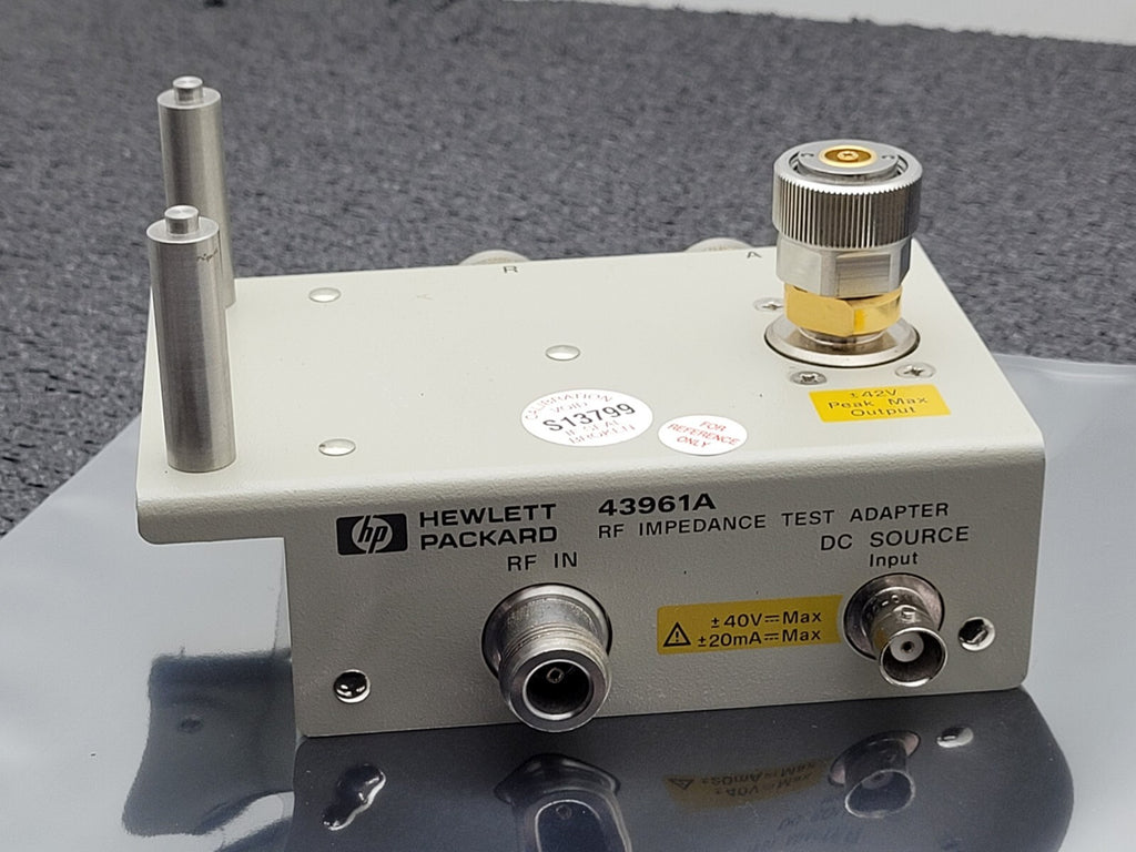 Agilent HP 43961A RF Impedance Test Kit with Case and 16092A