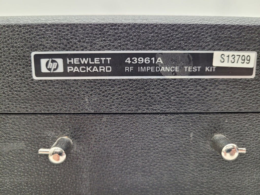 Agilent HP 43961A RF Impedance Test Kit with Case and 16092A