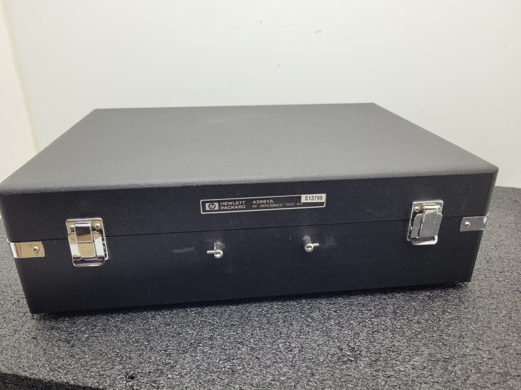 Agilent HP 43961A RF Impedance Test Kit with Case and 16092A