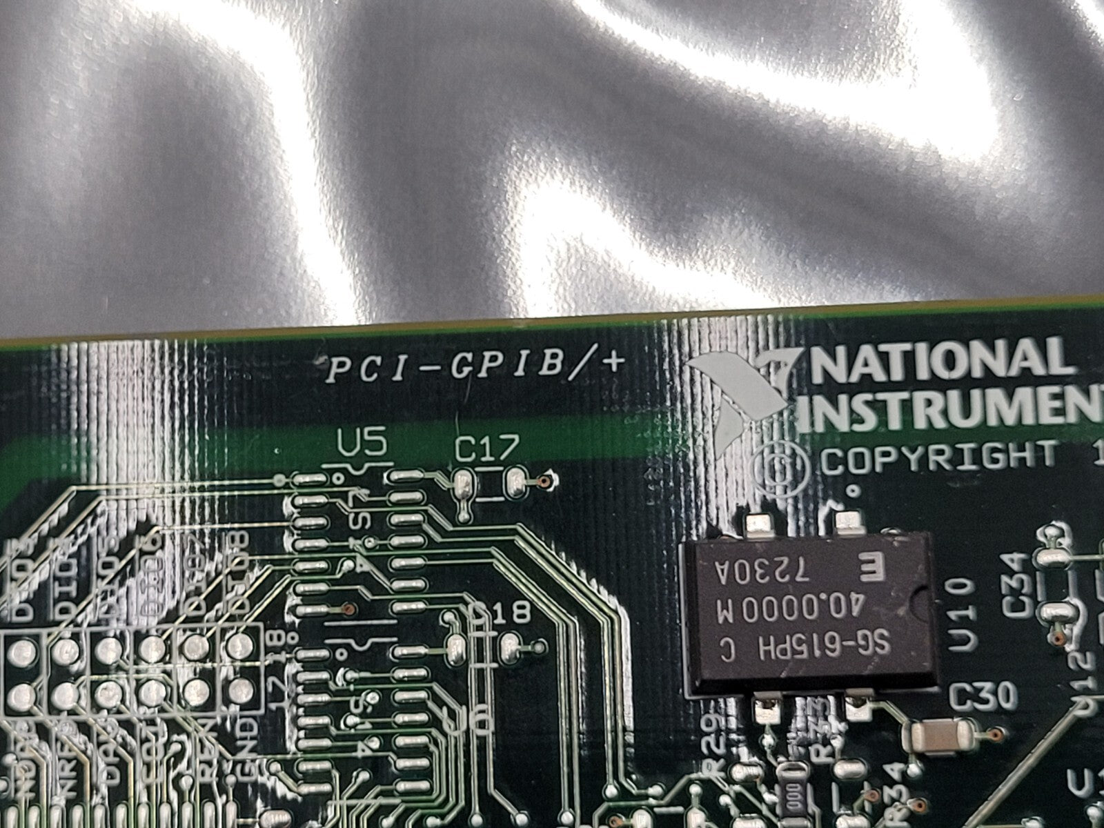 National Instruments PCI-GPIB IEEE 488.2 DAQ Card 183617G-01 PCI-GPIB
