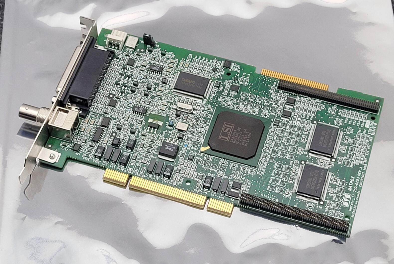 MATROX METEOR II 750-0203 REV A METEOR2/4 Image Capture Frame Grabber PCI Card