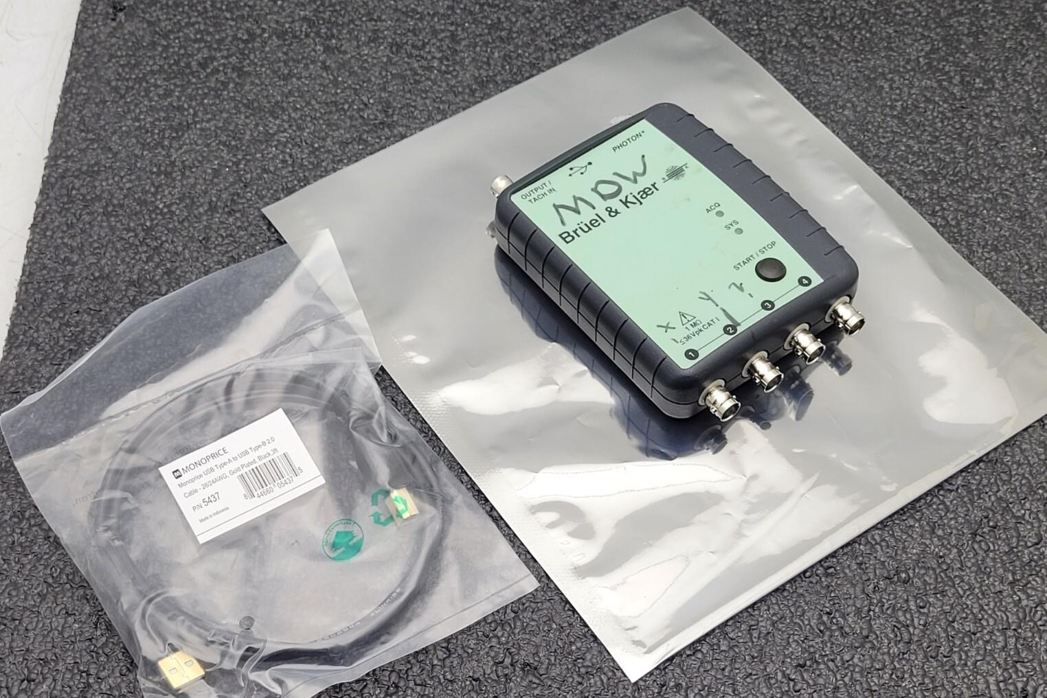 BRUEL & KJAER  Photon+ USB Dynamic Signal Analyzer for Noise and Vibration