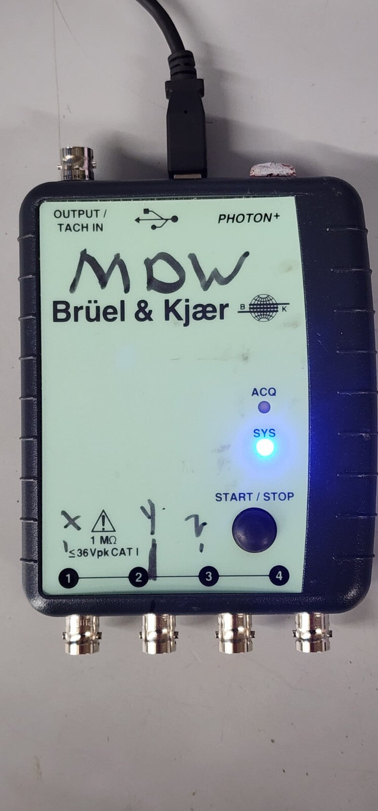 BRUEL & KJAER  Photon+ USB Dynamic Signal Analyzer for Noise and Vibration