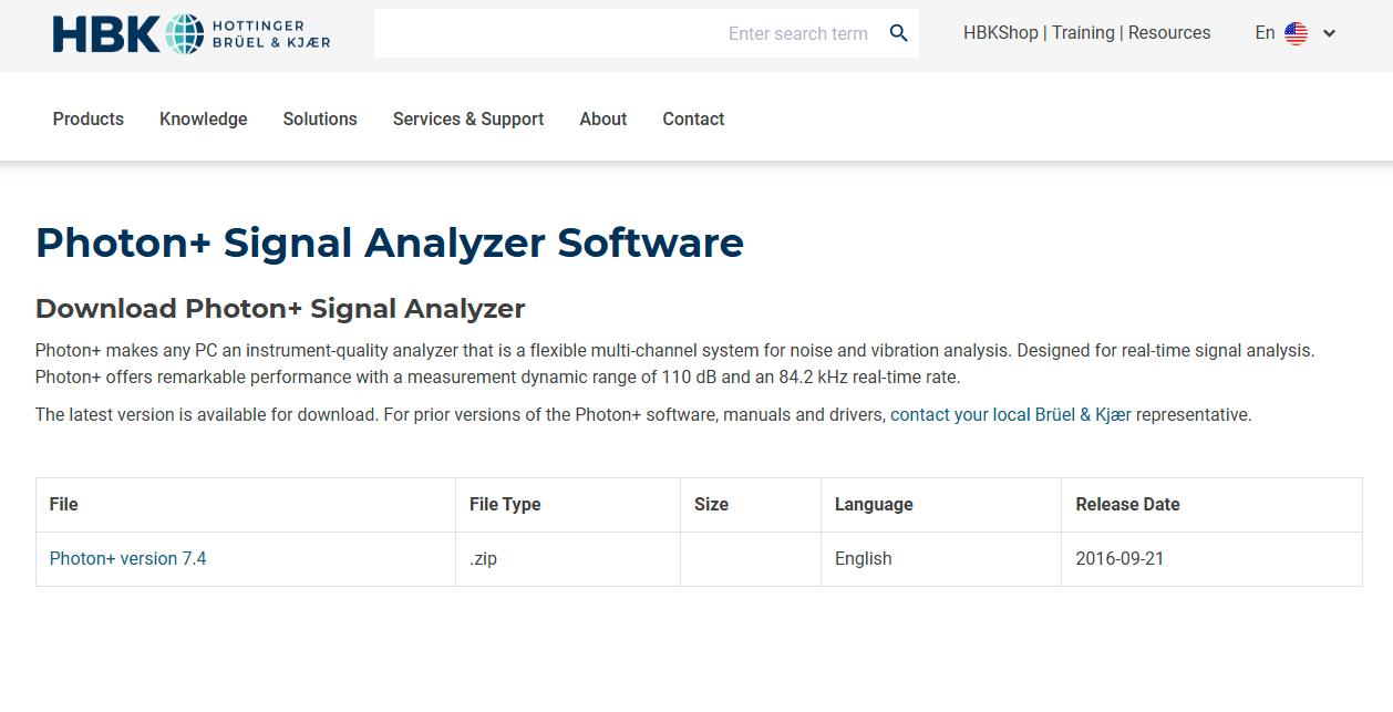 BRUEL & KJAER  Photon+ USB Dynamic Signal Analyzer for Noise and Vibration