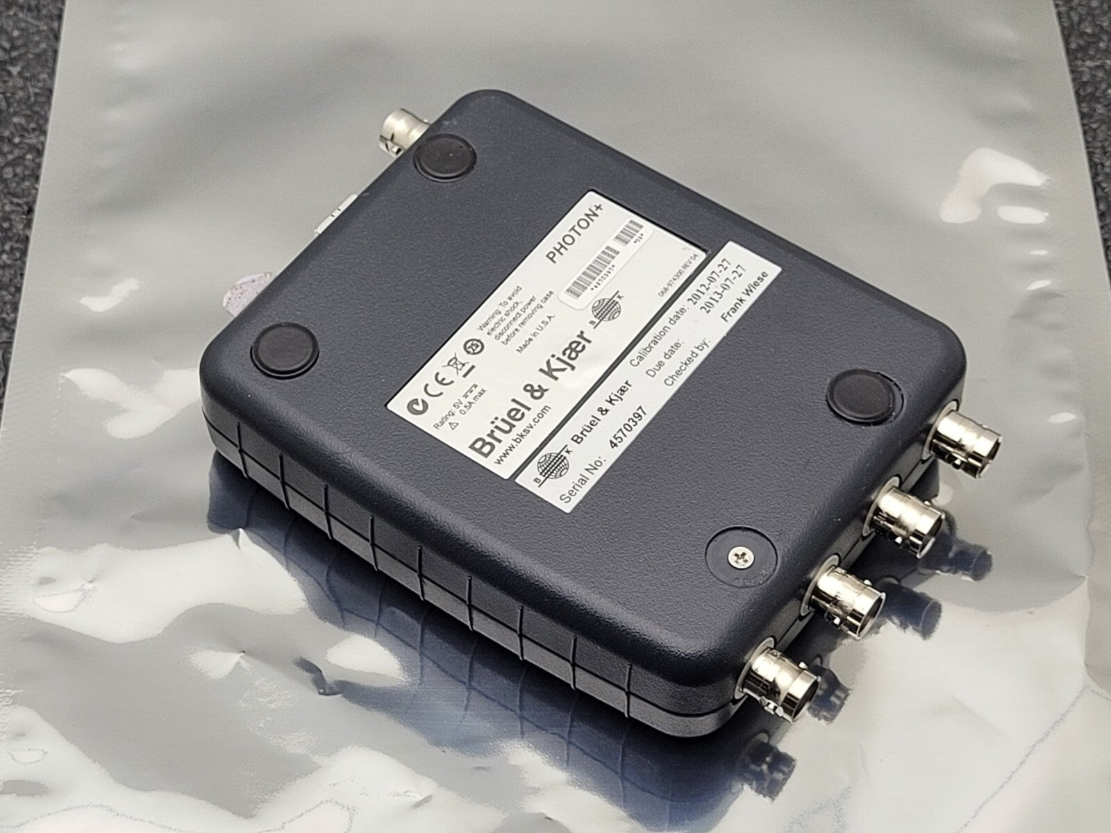 BRUEL & KJAER  Photon+ USB Dynamic Signal Analyzer for Noise and Vibration