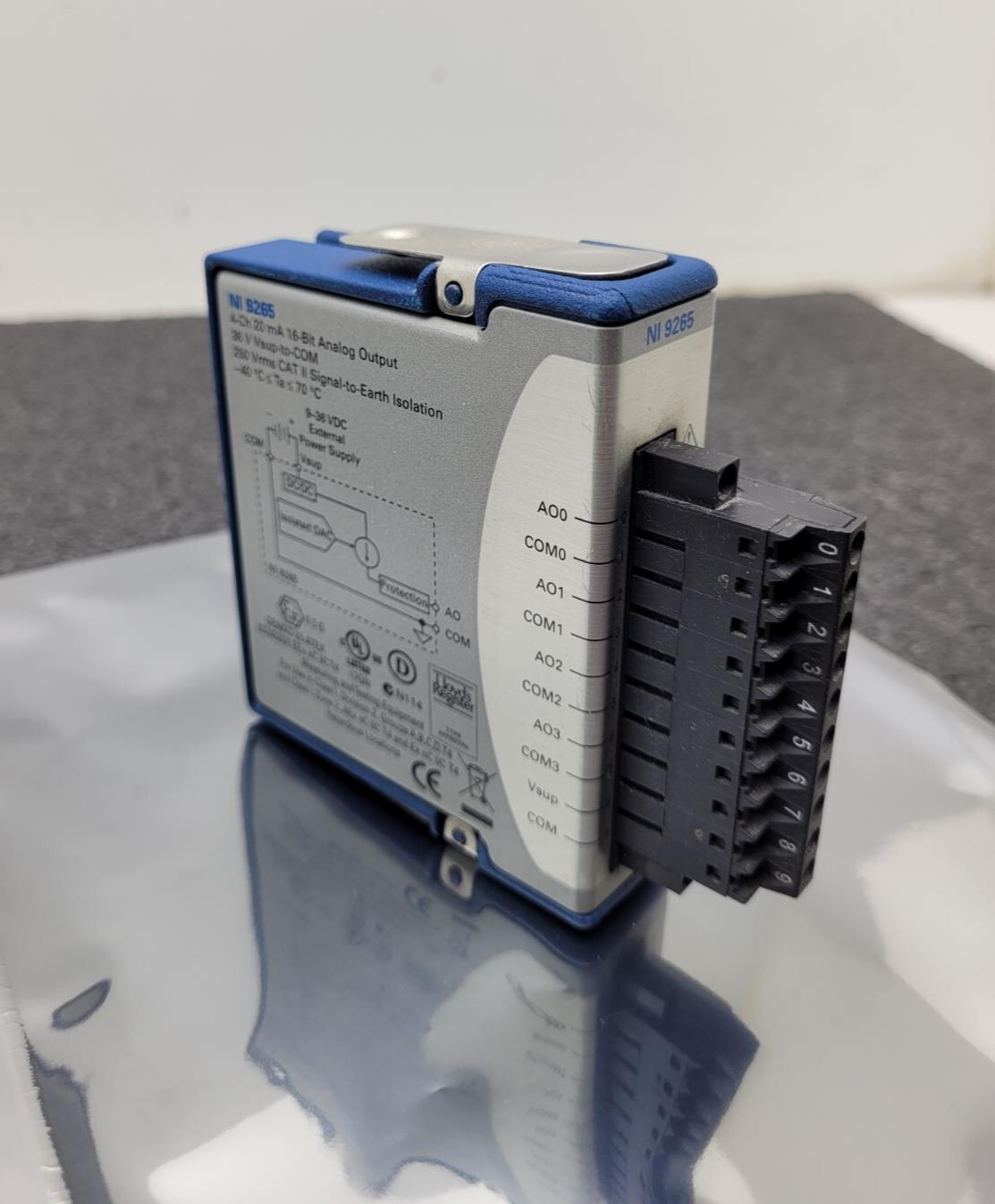 National Instruments NI 9265 4-Ch 20 mA 16-bit Analog Output Current Module