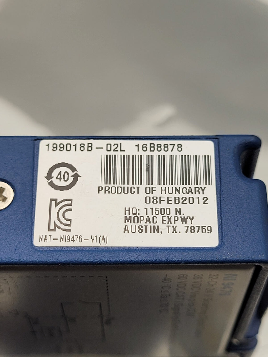NI-9476 National Instruments NI 9476 cDAQ Digital Output Module Passes Self Test