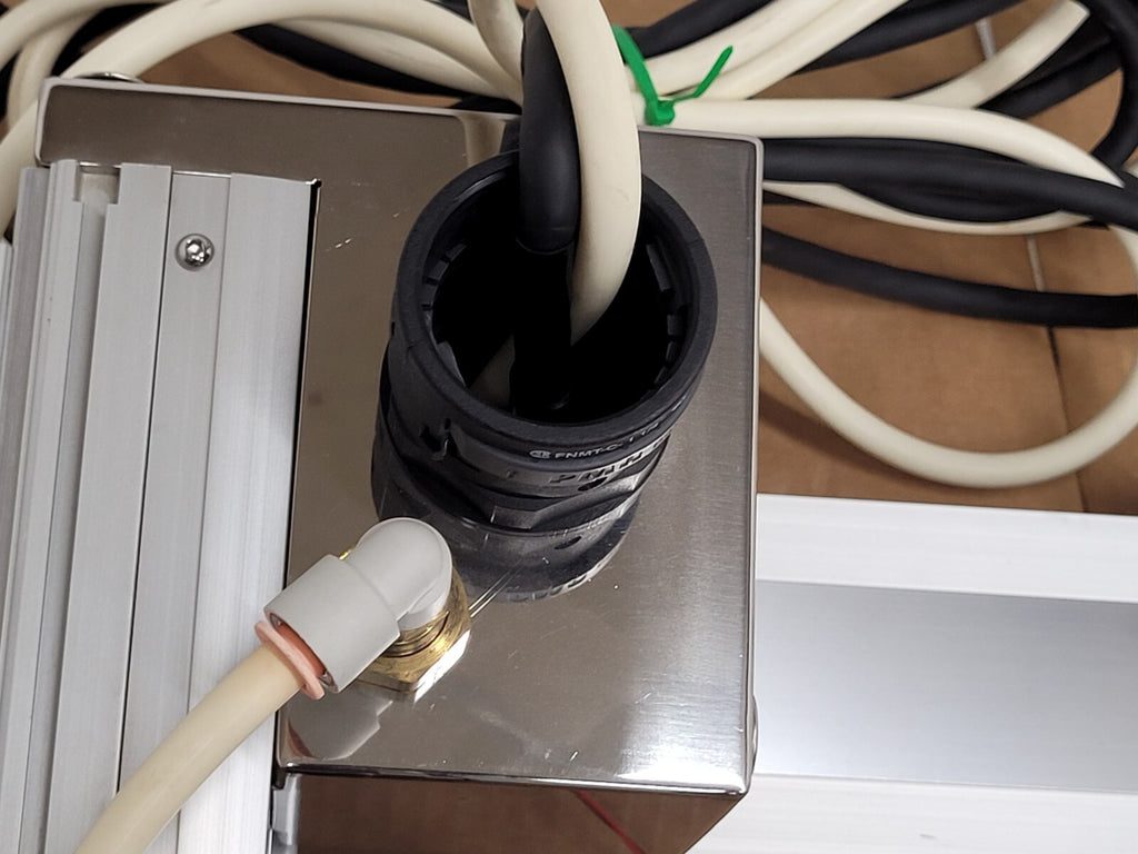 IAI 3 Axis Linear Robot Pick and Place Arm 24x8x6" travel approx 24VDC Driver