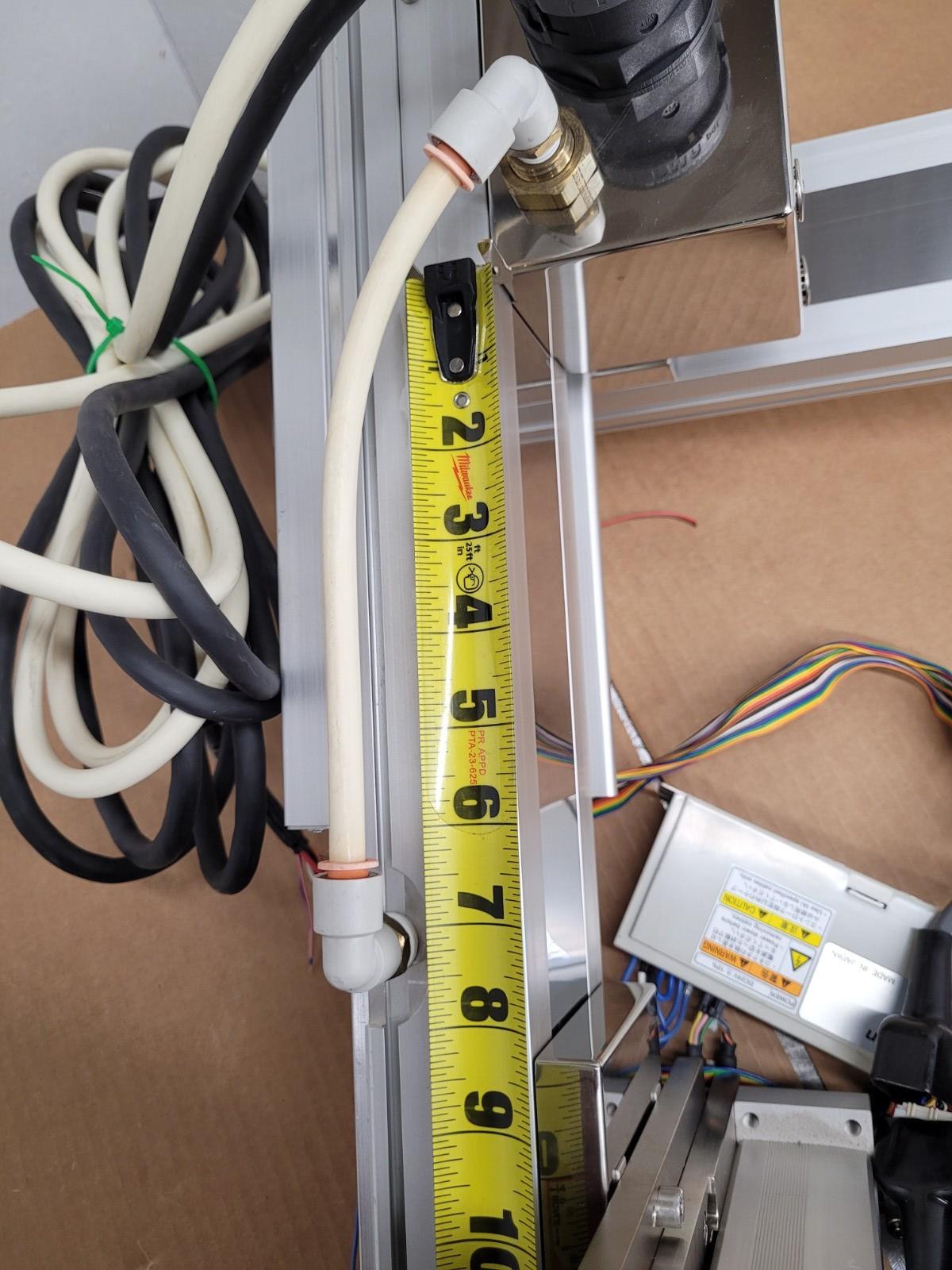 IAI 3 Axis Linear Robot Pick and Place Arm 24x8x6" travel approx 24VDC Driver