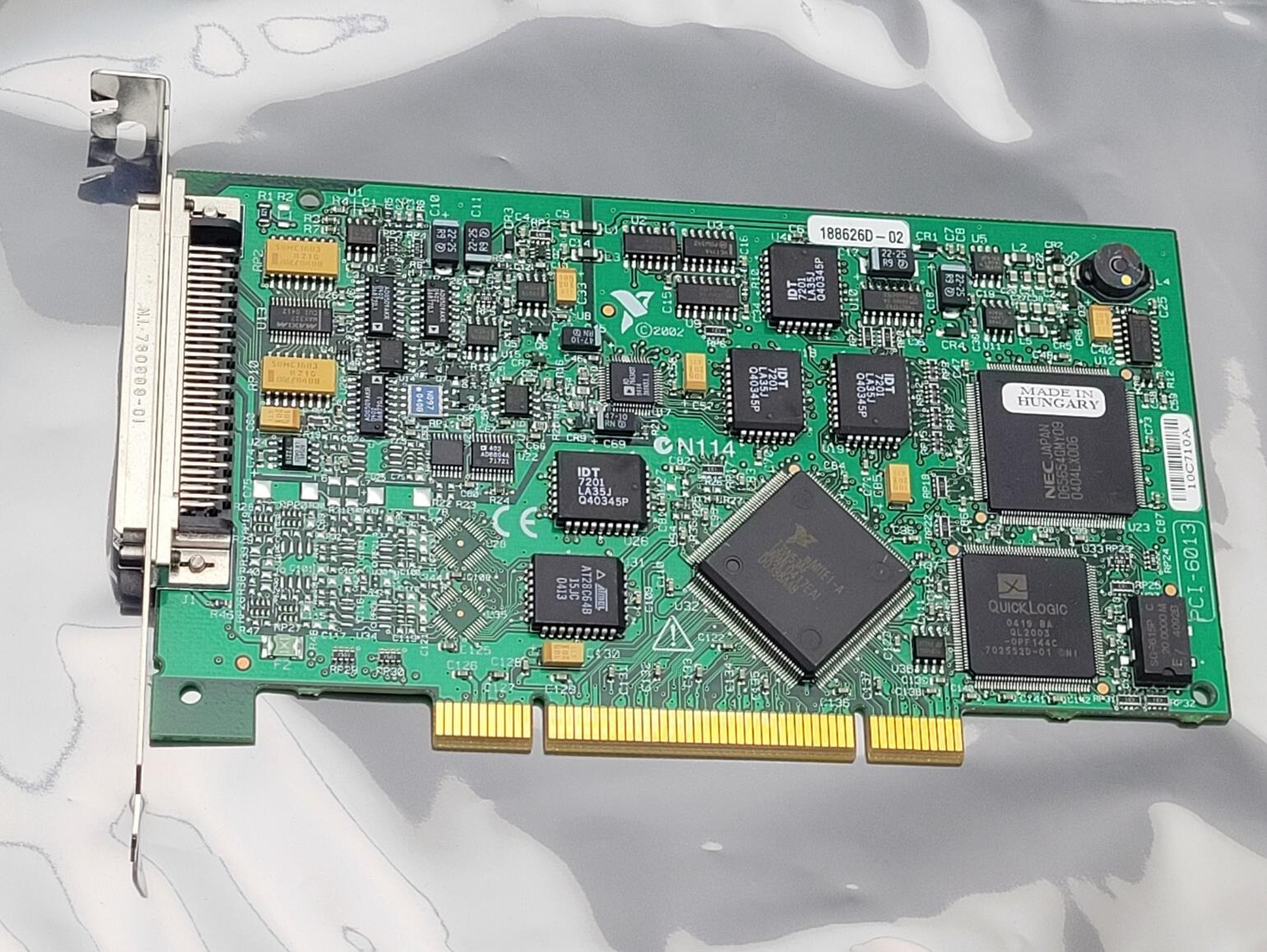 National Instruments NI PCI-6013 Multifunction Data Acquisition Card 188626D-02