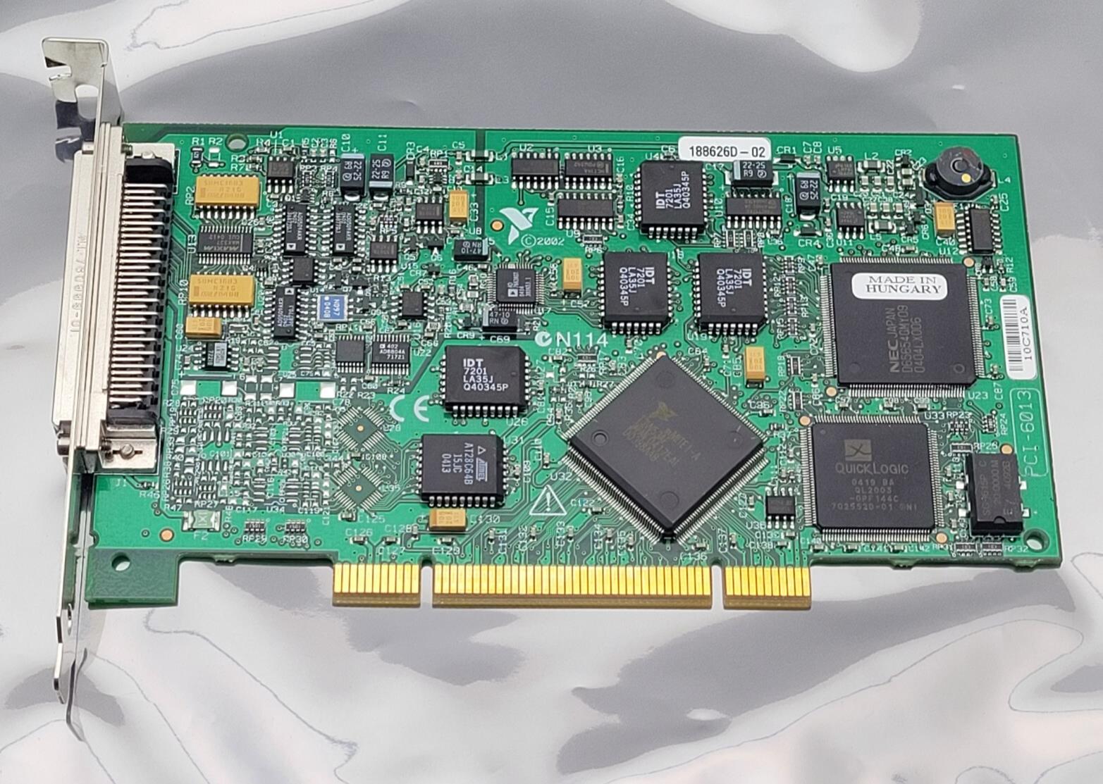 National Instruments NI PCI-6013 Multifunction Data Acquisition Card 188626D-02