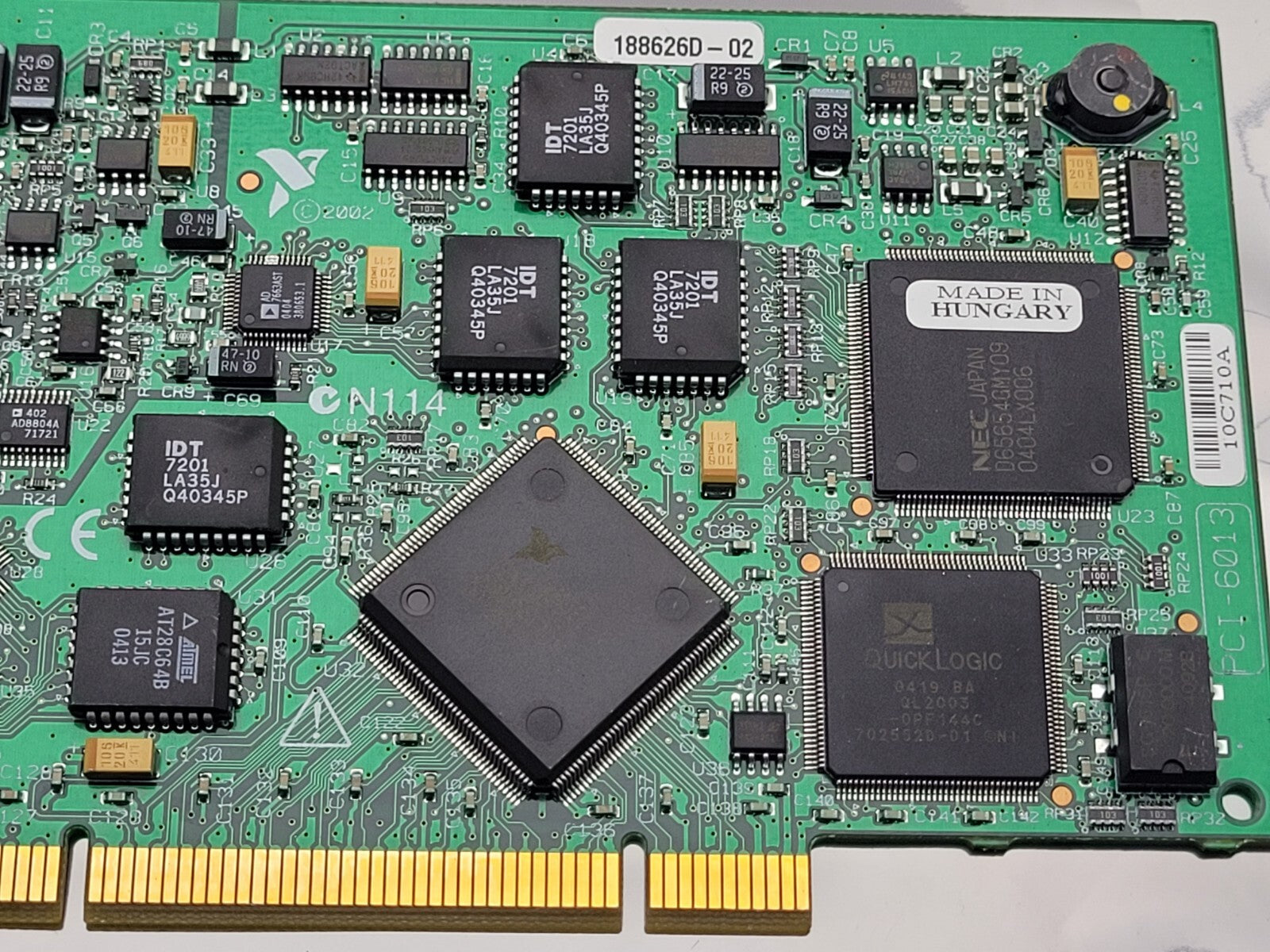 National Instruments NI PCI-6013 Multifunction Data Acquisition Card 188626D-02