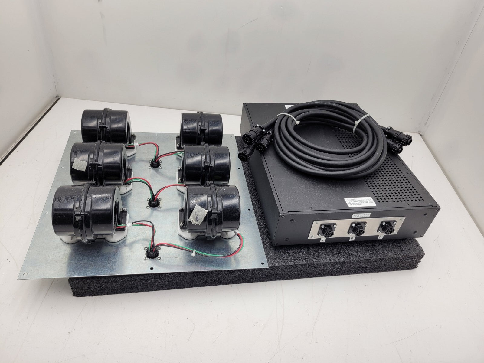 Fan Panel NPD 18 Blower Module BTC20237 48VDC 30A 6x Squirrel Cage Fans