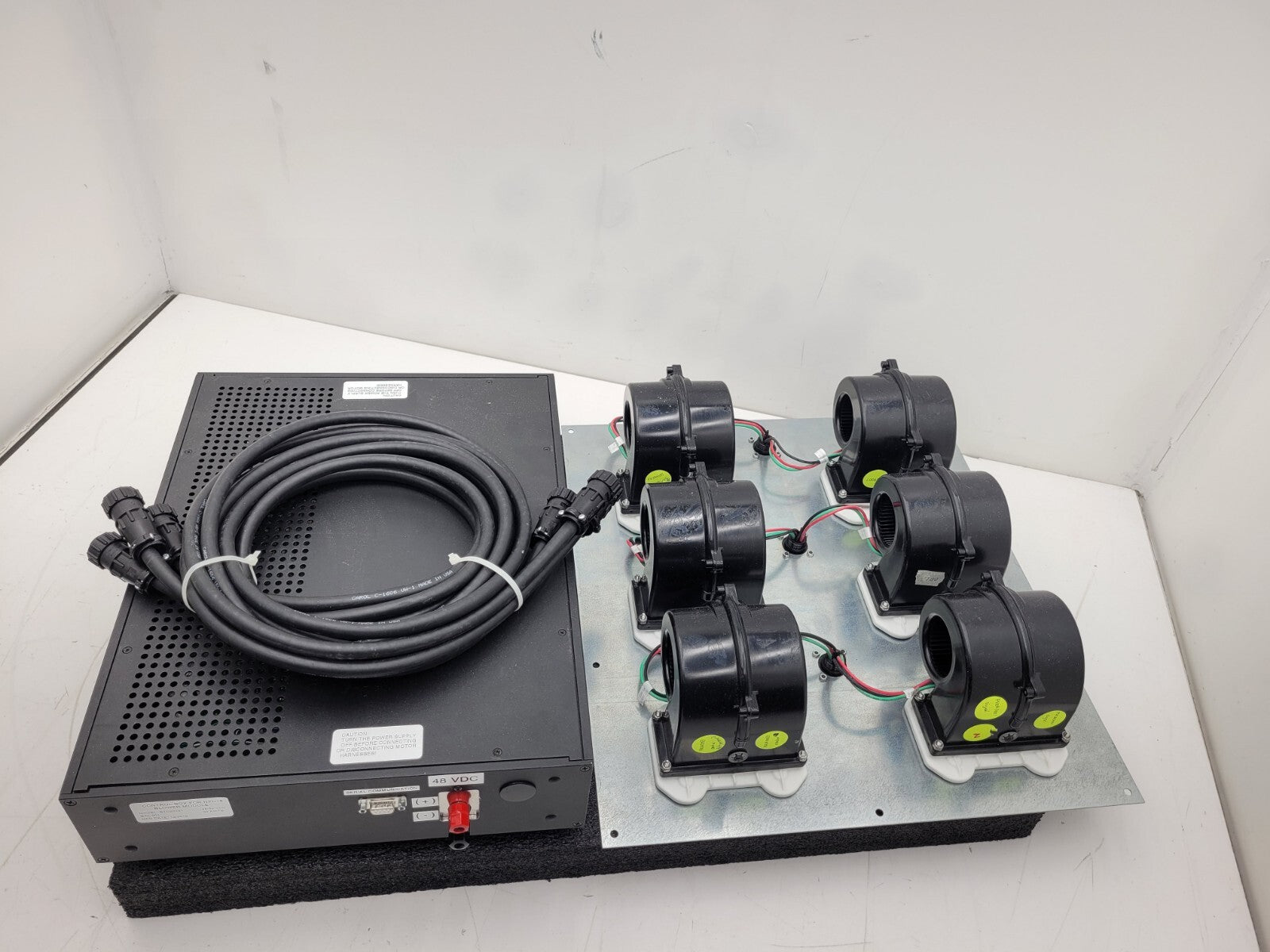 Fan Panel NPD 18 Blower Module BTC20237 48VDC 30A 6x Squirrel Cage Fans