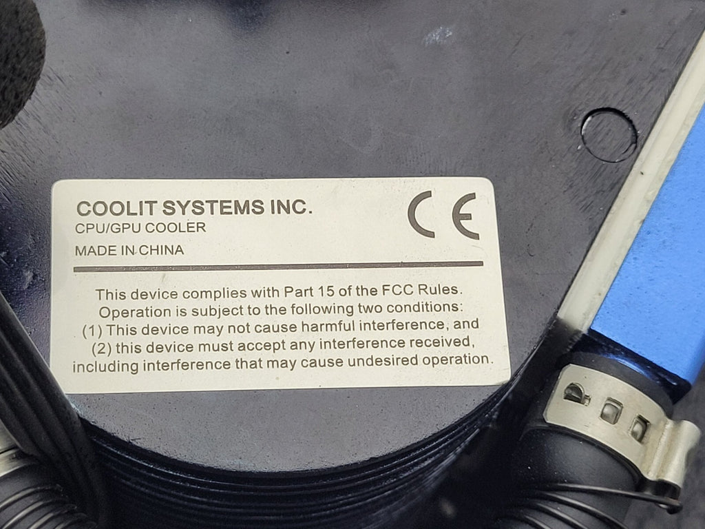 CoolIT SYSTEMS FREEZONE D5C Thermoelectric Cooler 12VDC B-15-107-346 900-00059