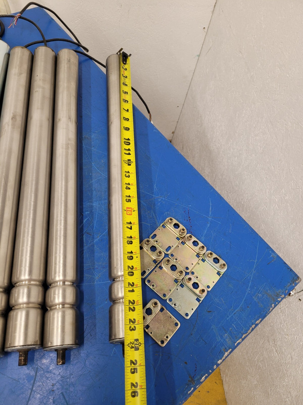 Lot Of 7x 24" MOLLER ITOH PM486FS-20-597-D-024-C150-P2 POWER DRIVE ROLLER 24VDC