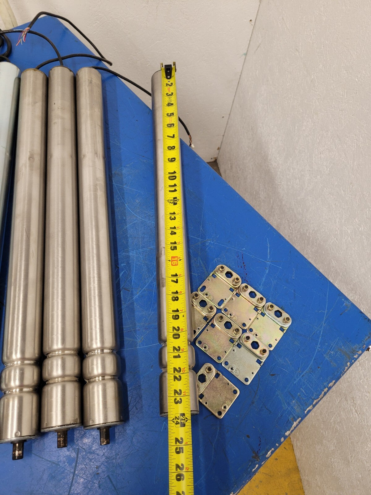 Lot Of 7x 24" MOLLER ITOH PM486FS-20-597-D-024-C150-P2 POWER DRIVE ROLLER 24VDC