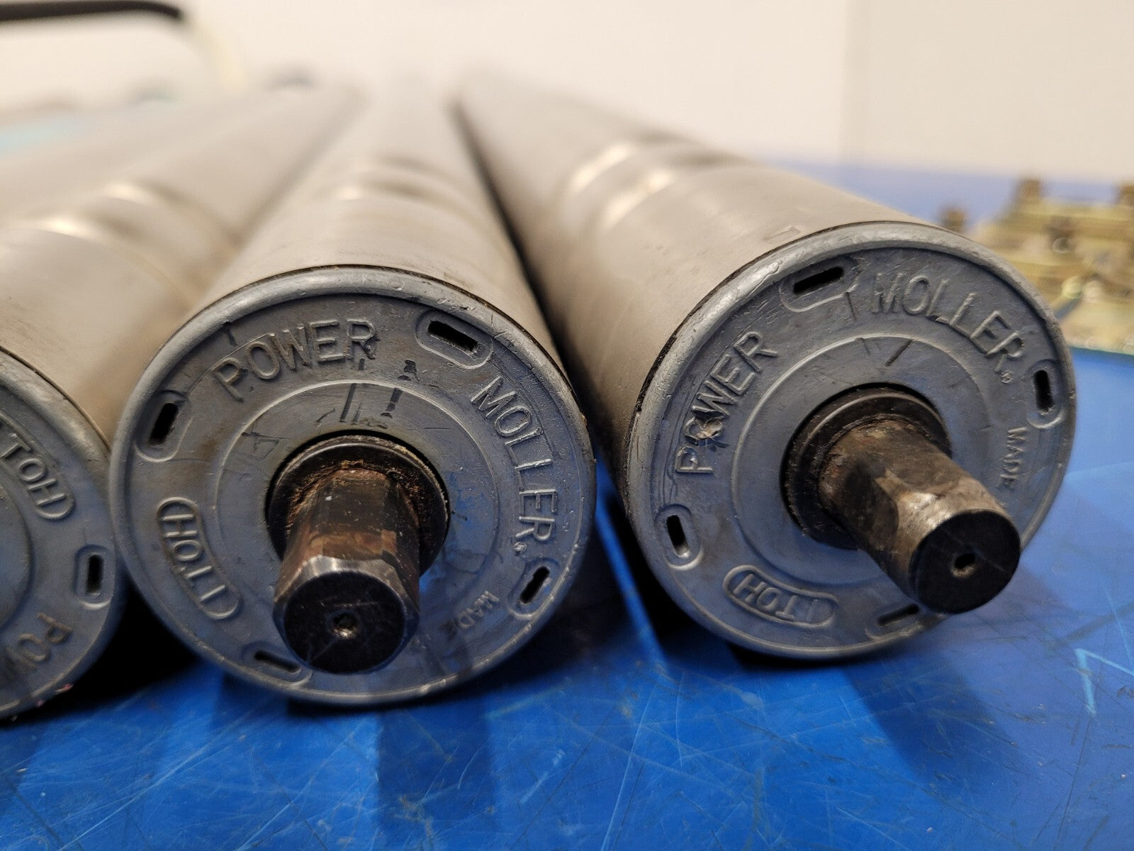 Lot Of 7x 24" MOLLER ITOH PM486FS-20-597-D-024-C150-P2 POWER DRIVE ROLLER 24VDC
