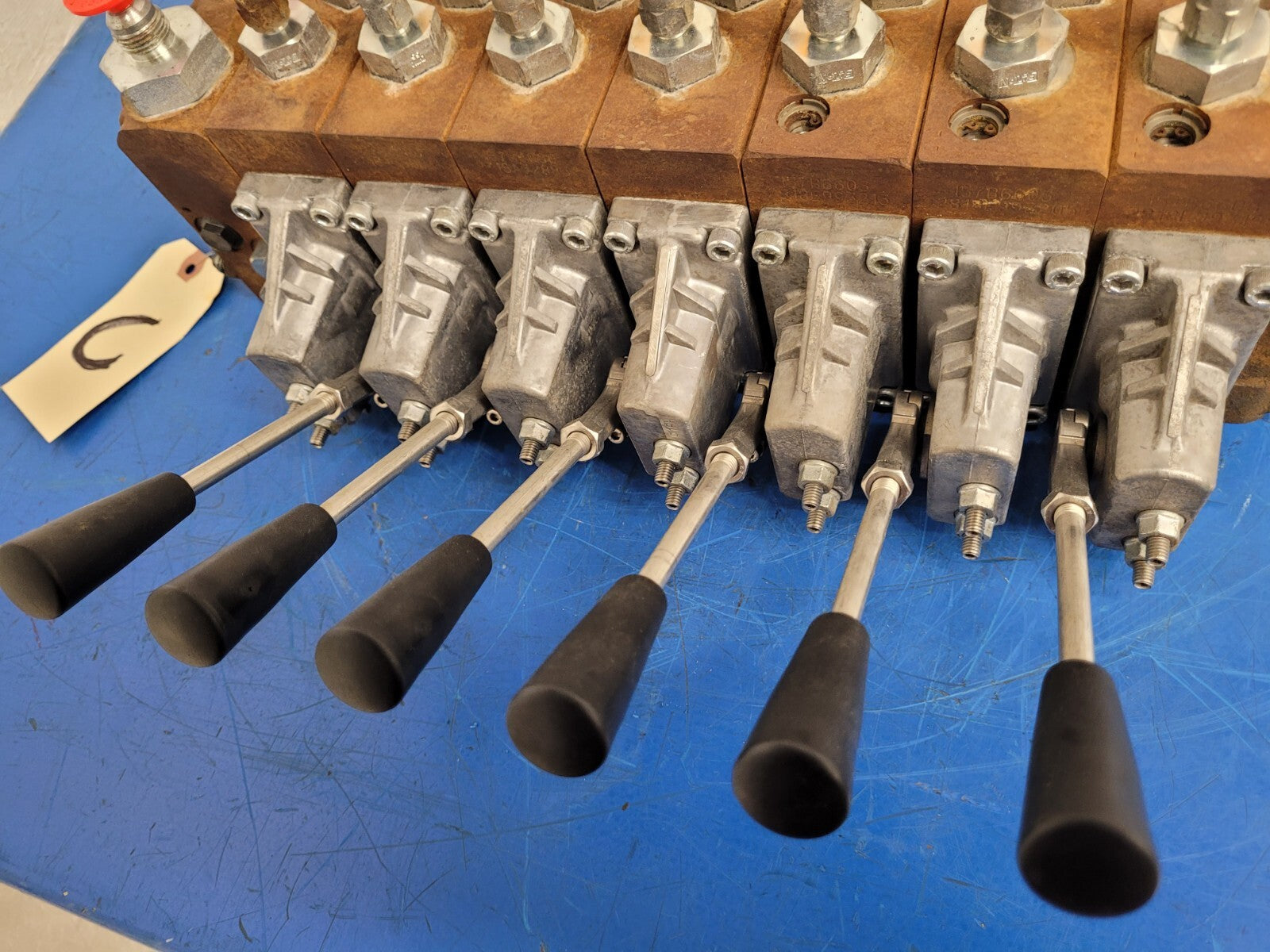 Danfoss PVG 32  6x Proportional Hydraulic Valve  Block 157B4292 Servo [ C ].