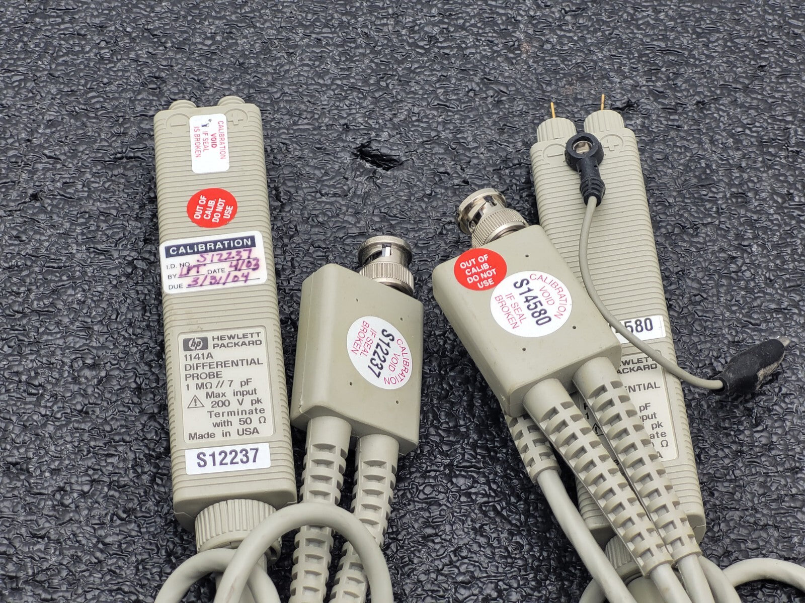 Lot of 2 HP Agilent 1141A Differential Probe