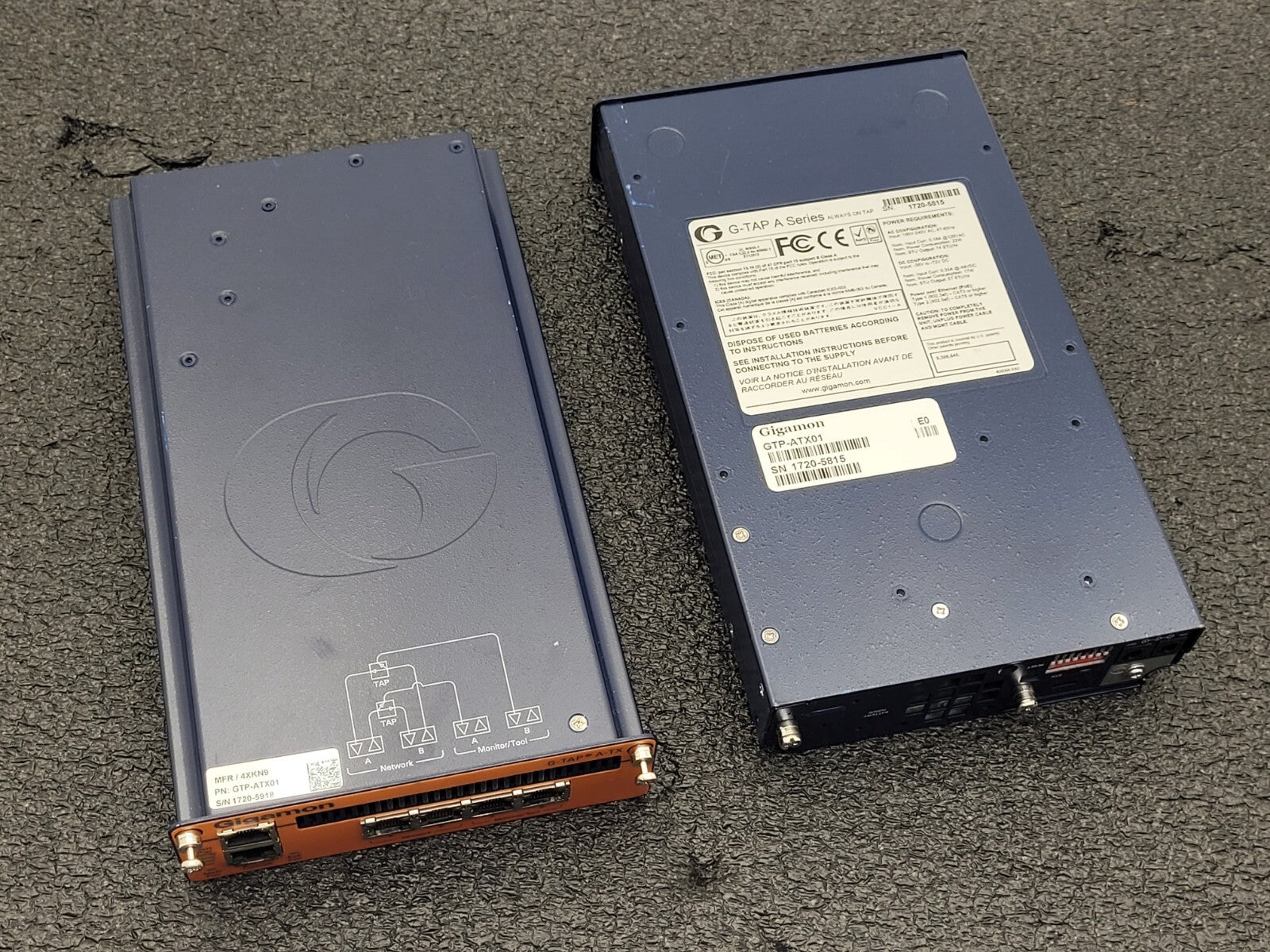 Lot of 9 - Gigamon G-TAP A-TX GTP-ATX01 Network Modules Rack Mountable 4XKN9