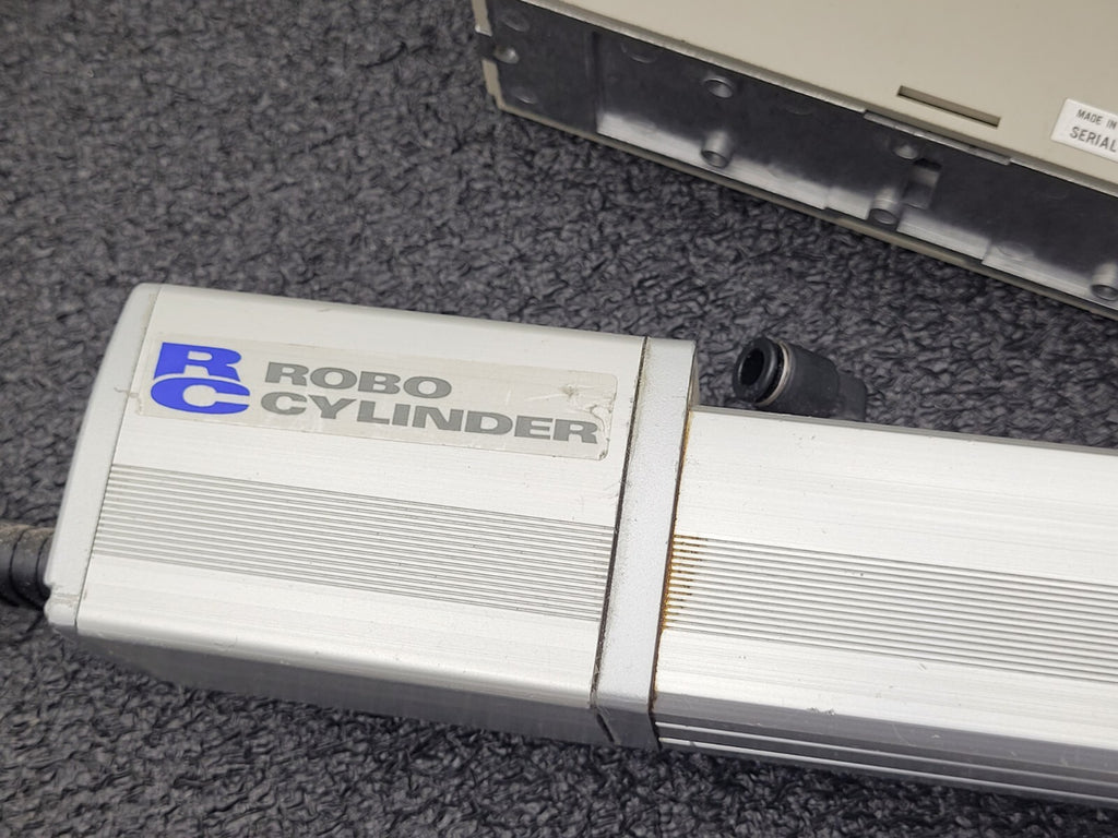 3x IAI ROBO CYLINDER Linear Actuator RC-RSW-H-100-S-SP w/ RCA-S-RSW Controllers