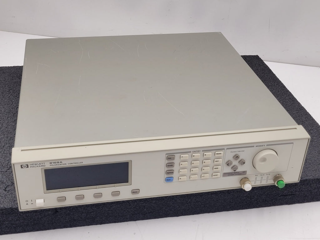 HP Agilent 8169A Polarization Controller Option 020 Power On Tested