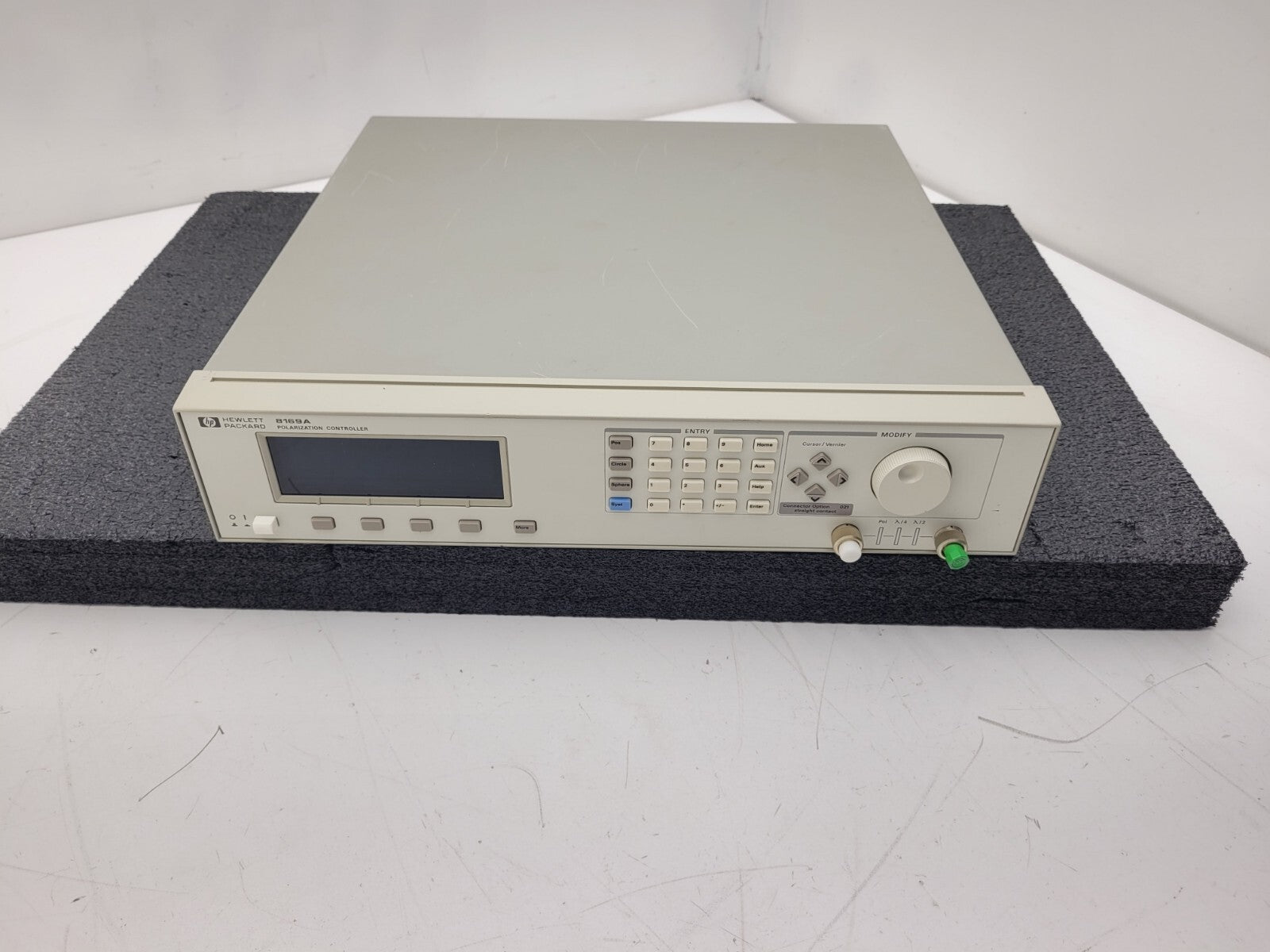 HP Agilent 8169A Polarization Controller Option 020 Power On Tested