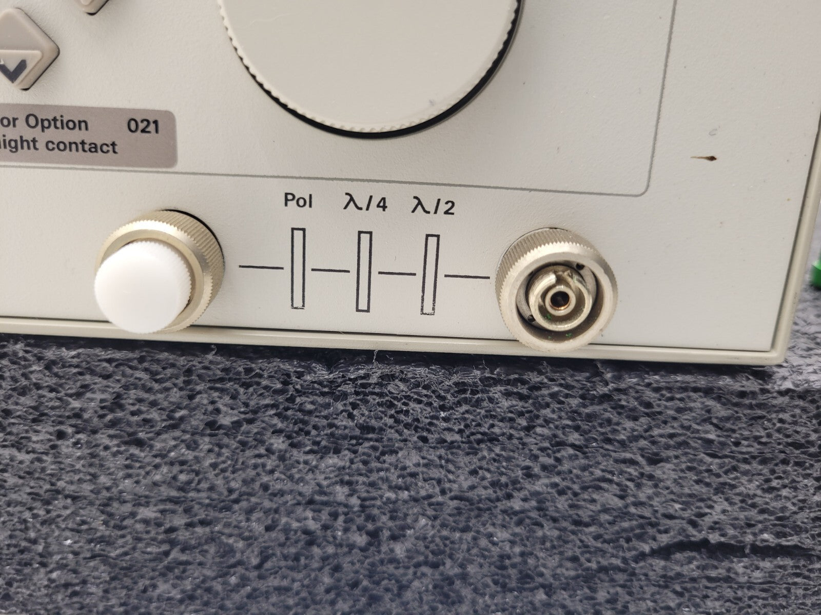 HP Agilent 8169A Polarization Controller Option 020 Power On Tested