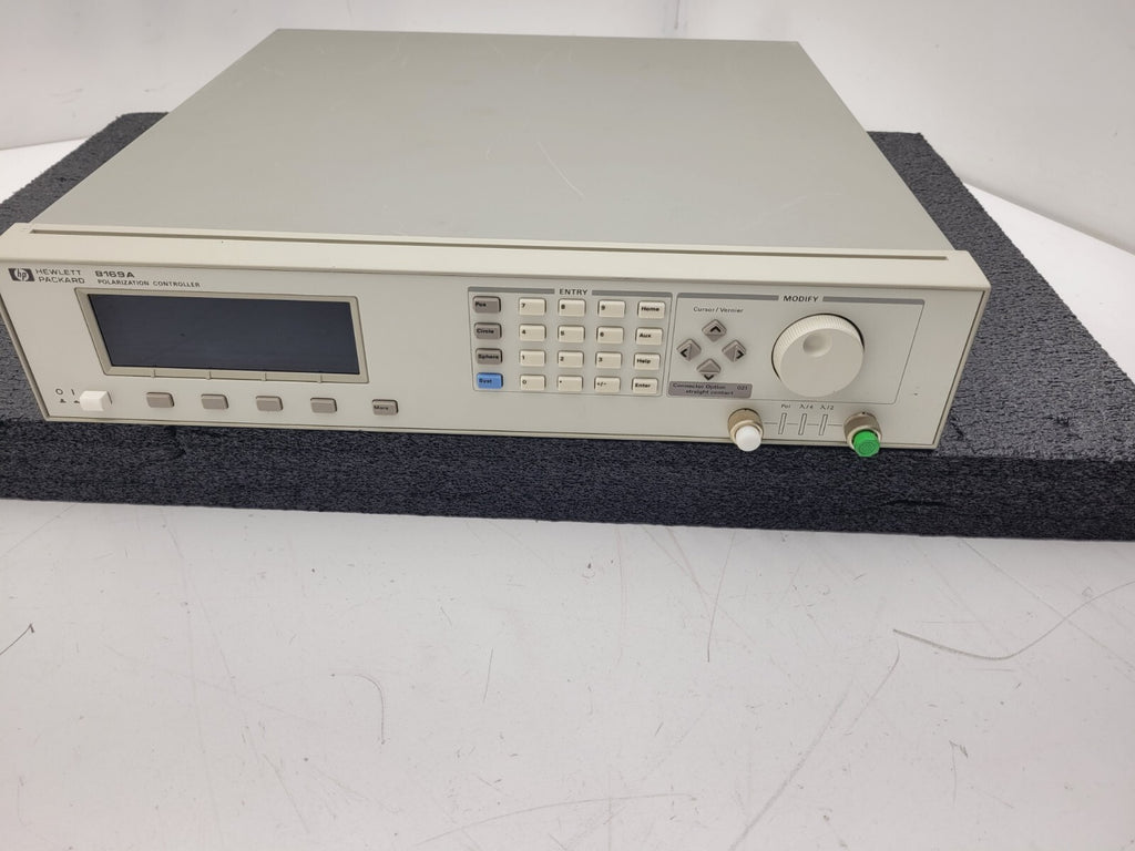 HP Agilent 8169A Polarization Controller Option 020 Power On Tested