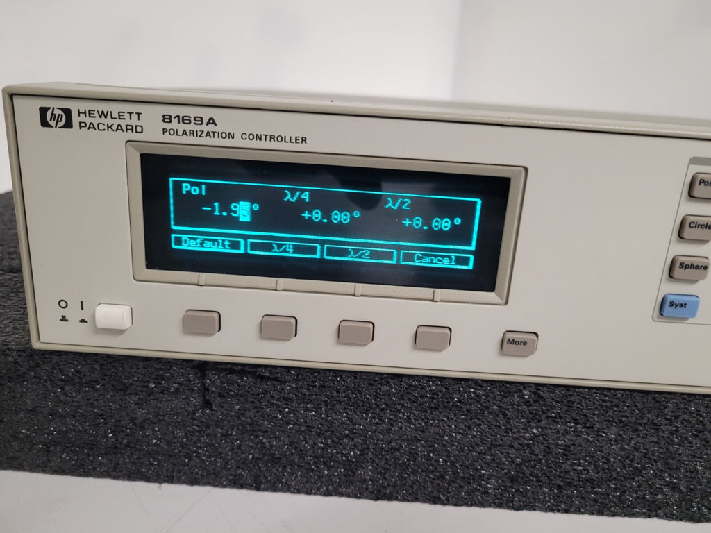 HP Agilent 8169A Polarization Controller Option 020 Power On Tested
