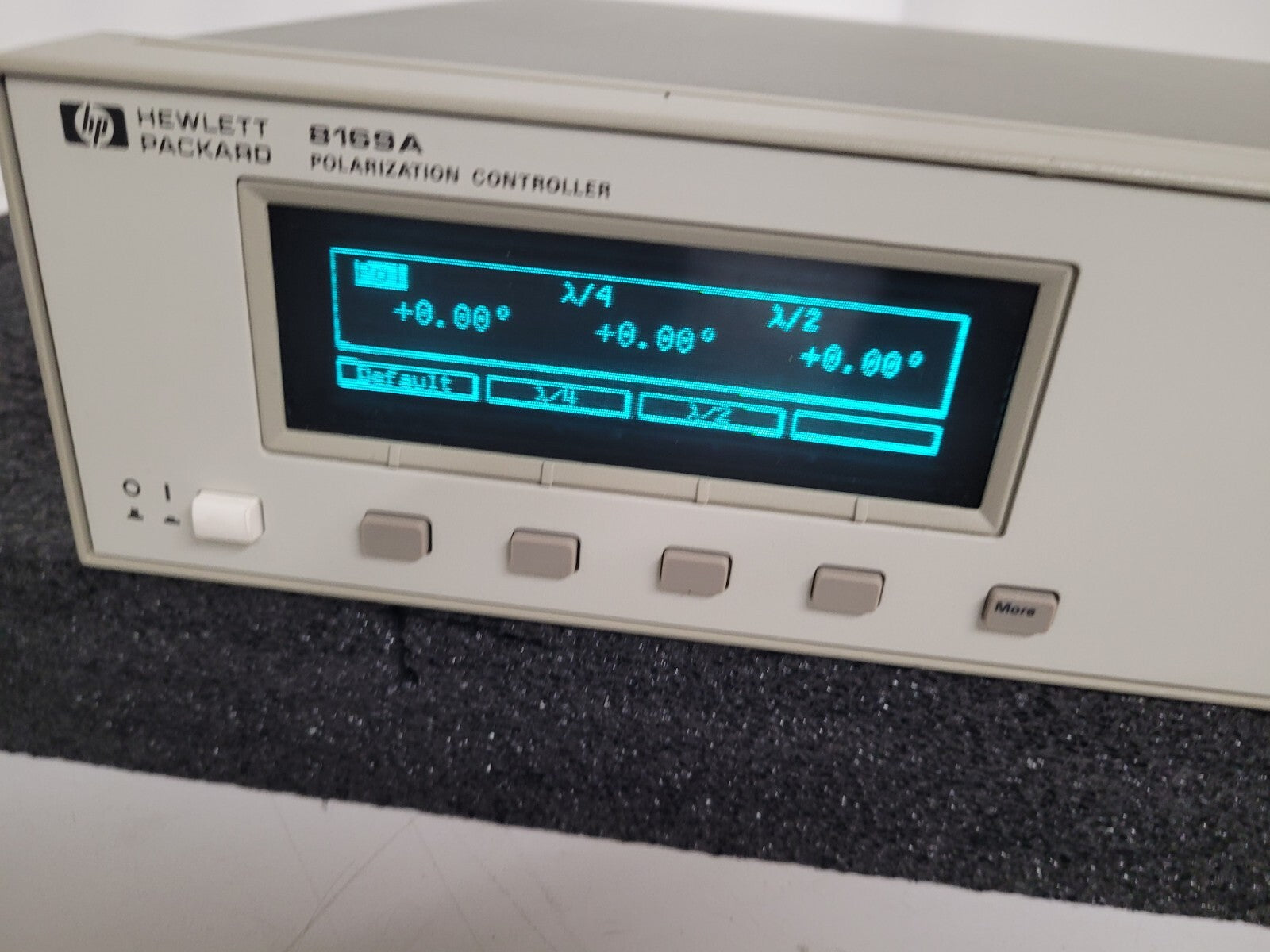 HP Agilent 8169A Polarization Controller Option 020 Power On Tested