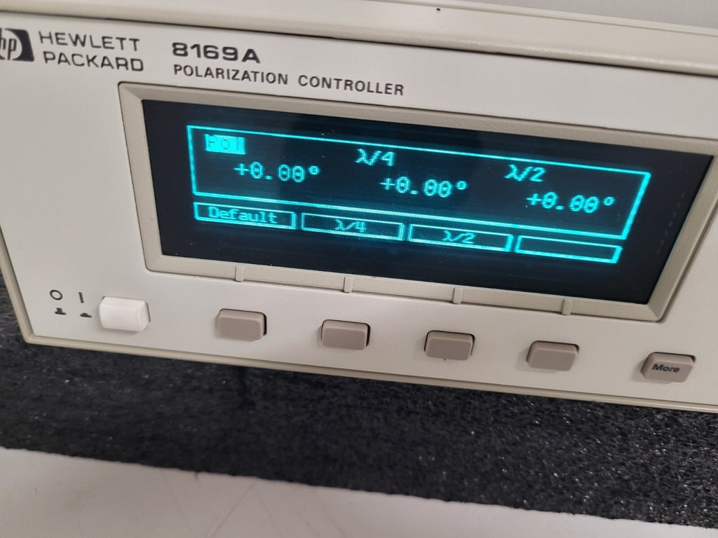 HP Agilent 8169A Polarization Controller Option 020 Power On Tested