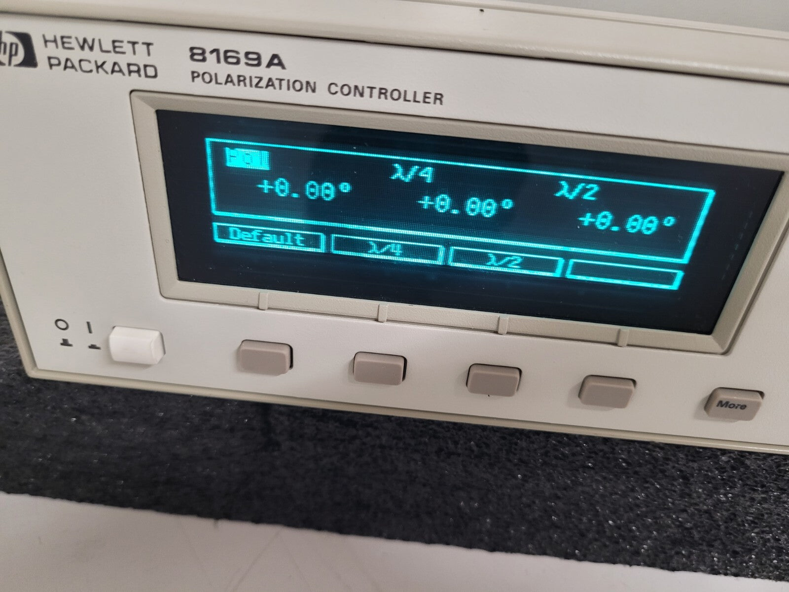 HP Agilent 8169A Polarization Controller Option 020 Power On Tested