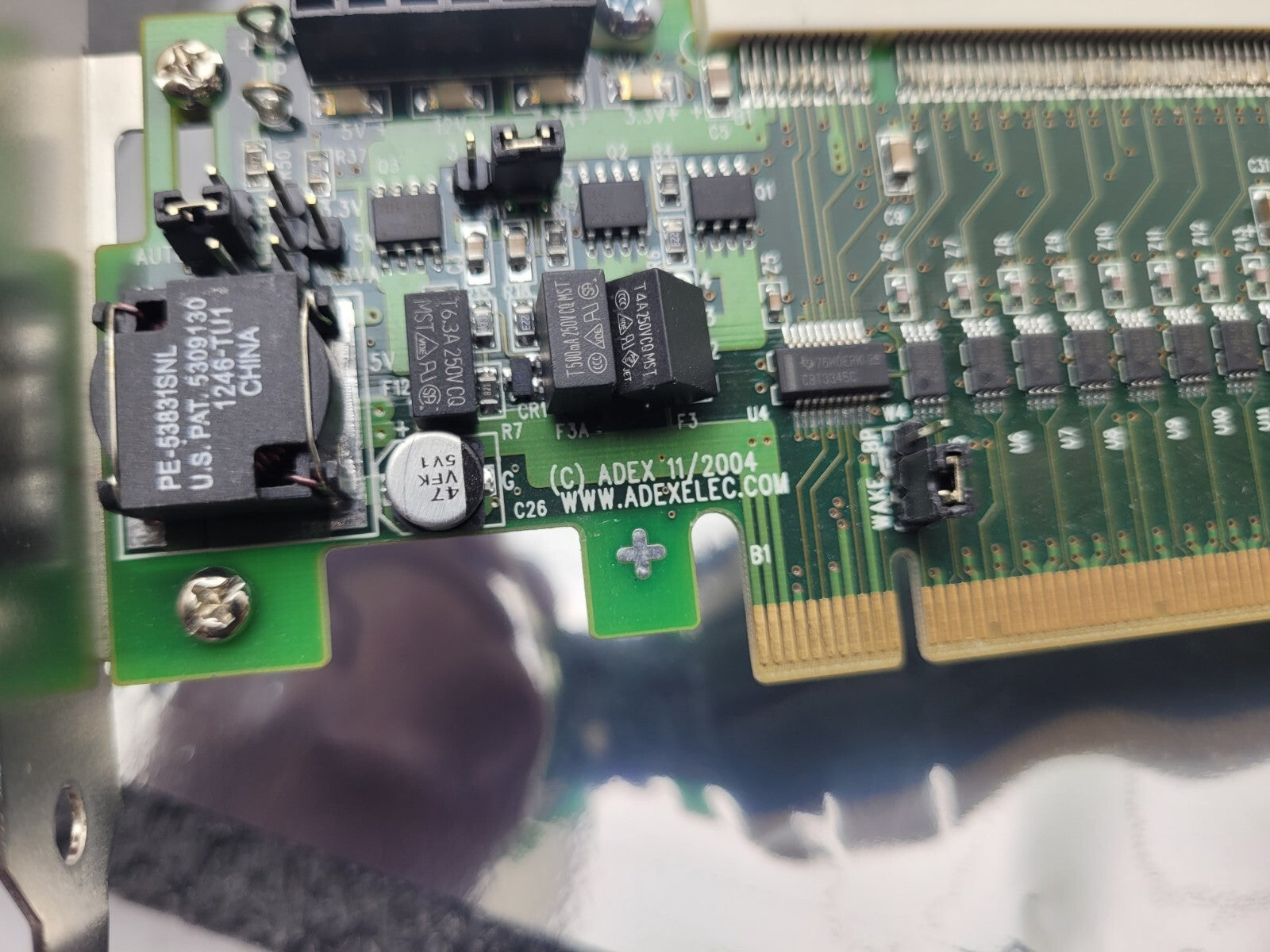 ADEX Electronics PCI Express X16 Bus Isolation Extender Power Cycling Tool B