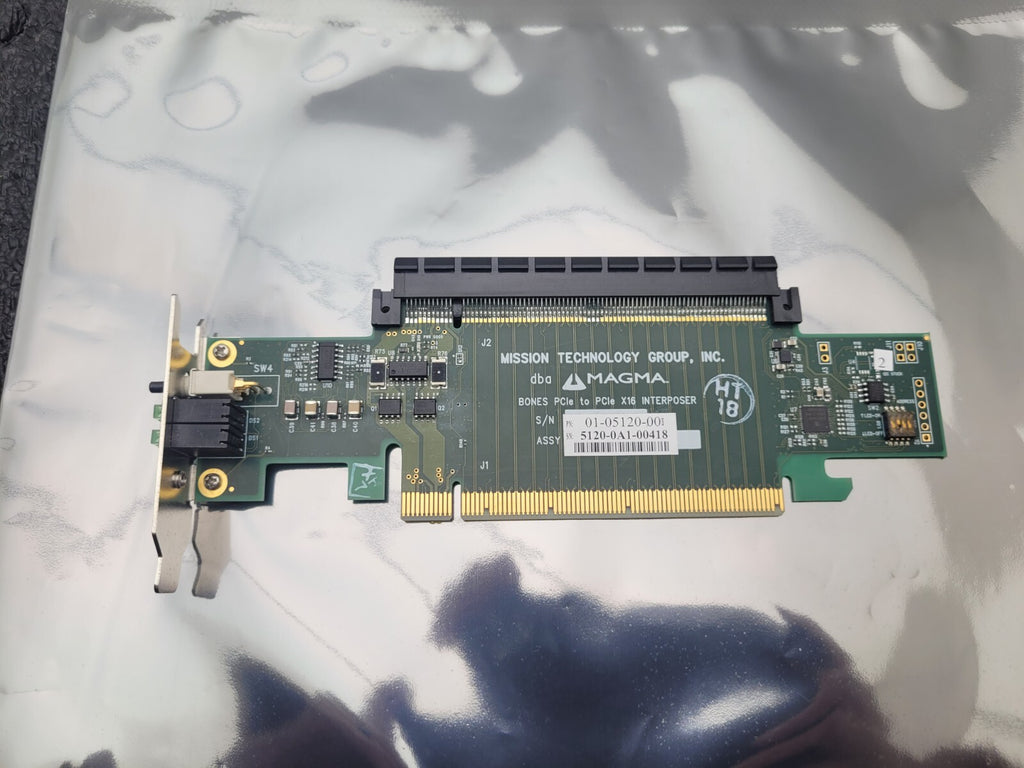 Mission Technology Group Magma BONES PCIe to PCIe X16 INTERPOSER 5120-0A1-00418