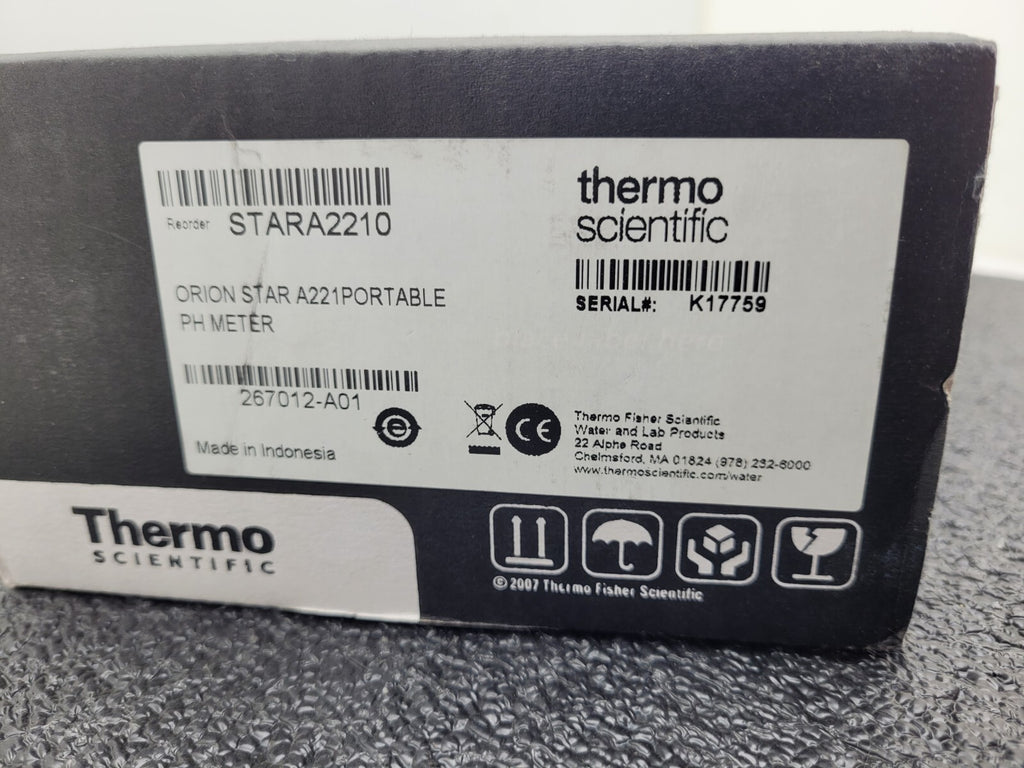 Thermo Orion STARA2210 Star A221 Portable pH Meter New in box, no power adapter.