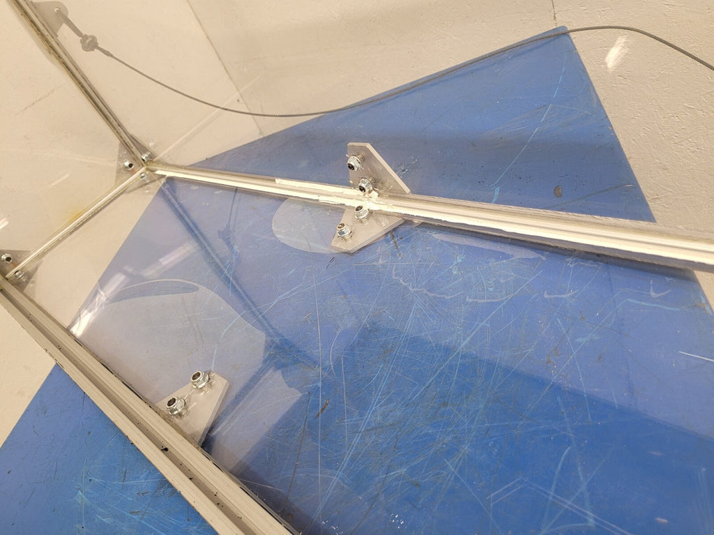 3/4" Thick Acrylic Plexiglass Aluminum Extrude Frame Safety Cage Blast Box