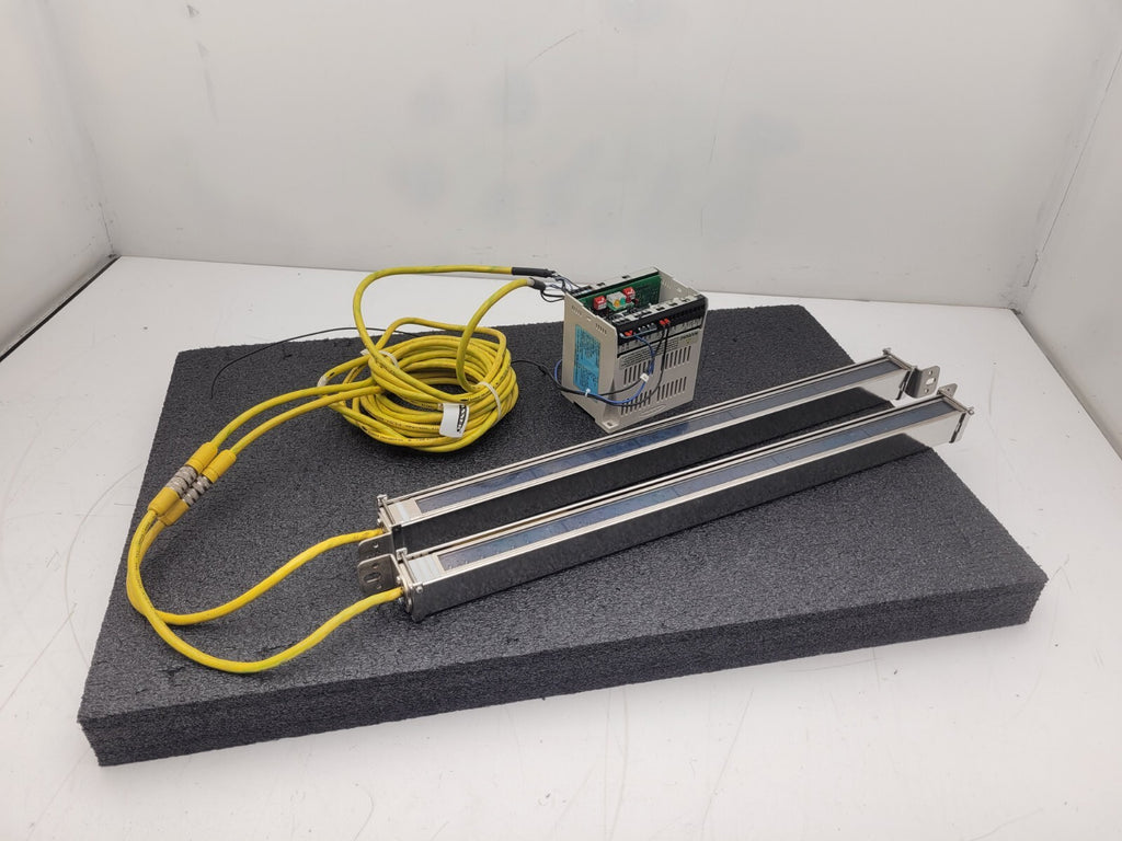 Banner USE2012NP2 & USR2012NP2 MICRO-SCREEN 20" Light Curtain Screen Tested "F"