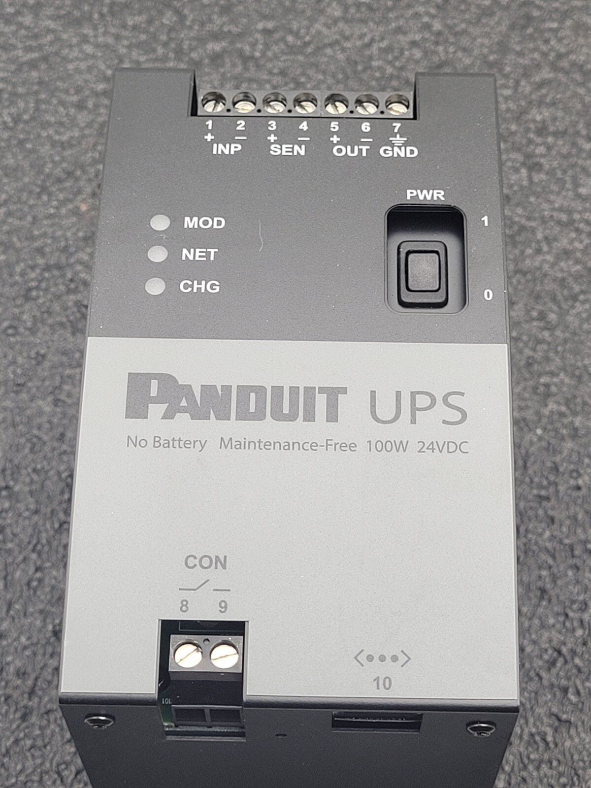 Panduit UPS UPS00100DC Uninterruptible Power Supply 100W 24VDC, Maintenance Free