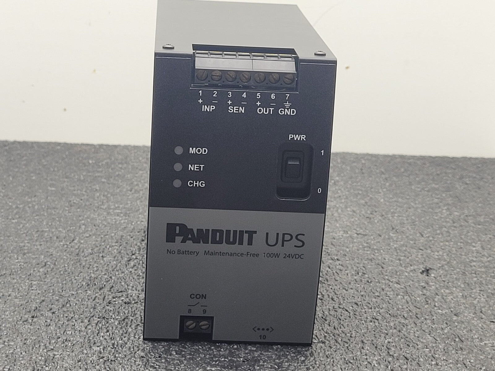 Panduit UPS UPS00100DC Uninterruptible Power Supply 100W 24VDC, Maintenance Free