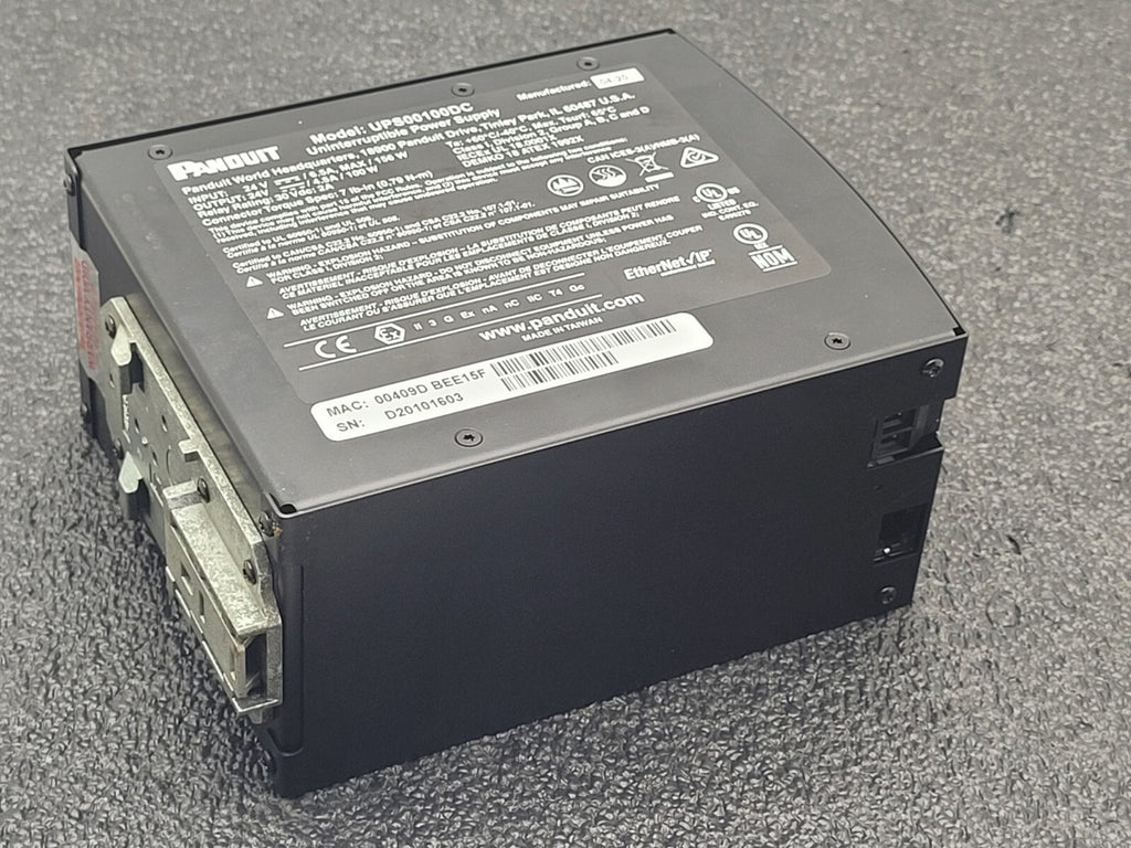 Panduit UPS UPS00100DC Uninterruptible Power Supply 100W 24VDC, Maintenance Free