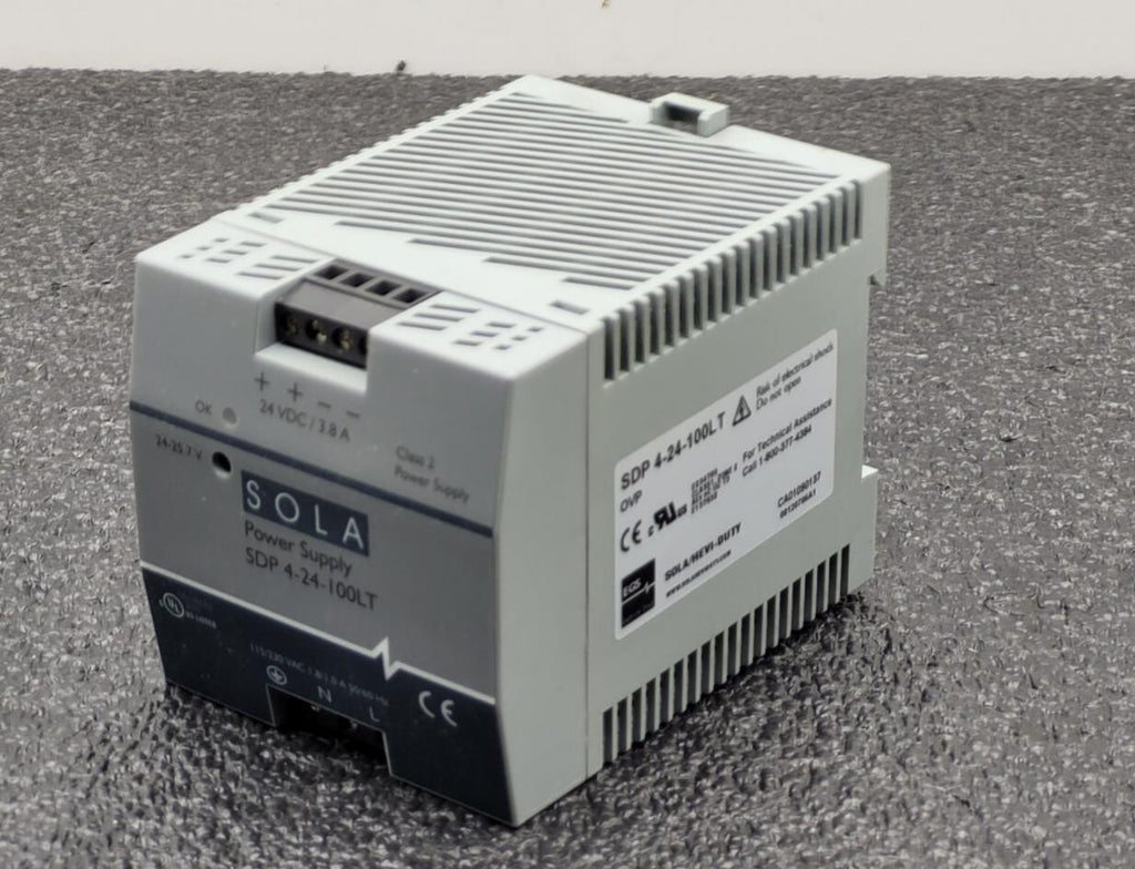 SOLA / Power Supply / SDP 4-24-100LT 115-230VAC Input 24VDC 3.8A Ouput Din Rail