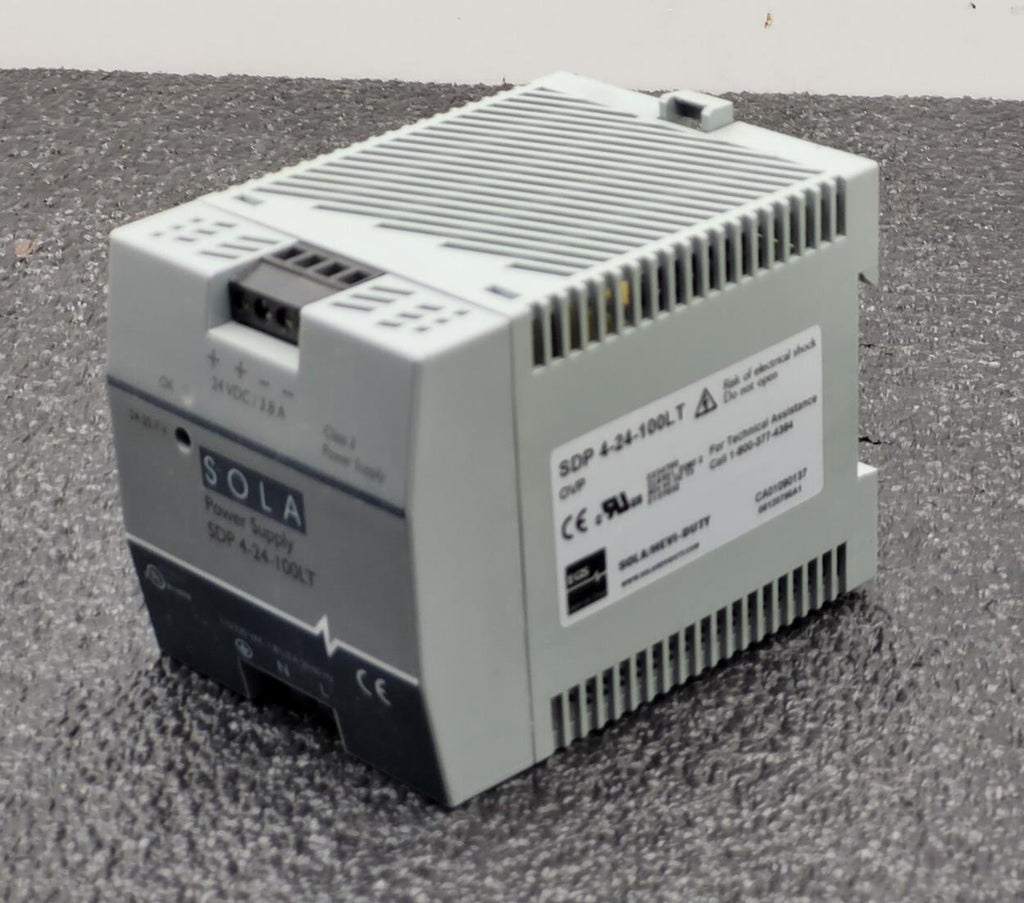 SOLA / Power Supply / SDP 4-24-100LT 115-230VAC Input 24VDC 3.8A Ouput Din Rail