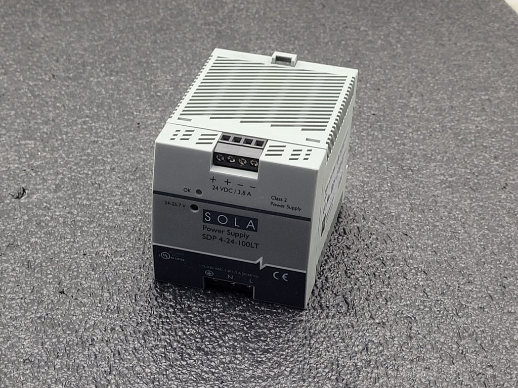 SOLA / Power Supply / SDP 4-24-100LT 115-230VAC Input 24VDC 3.8A Ouput Din Rail