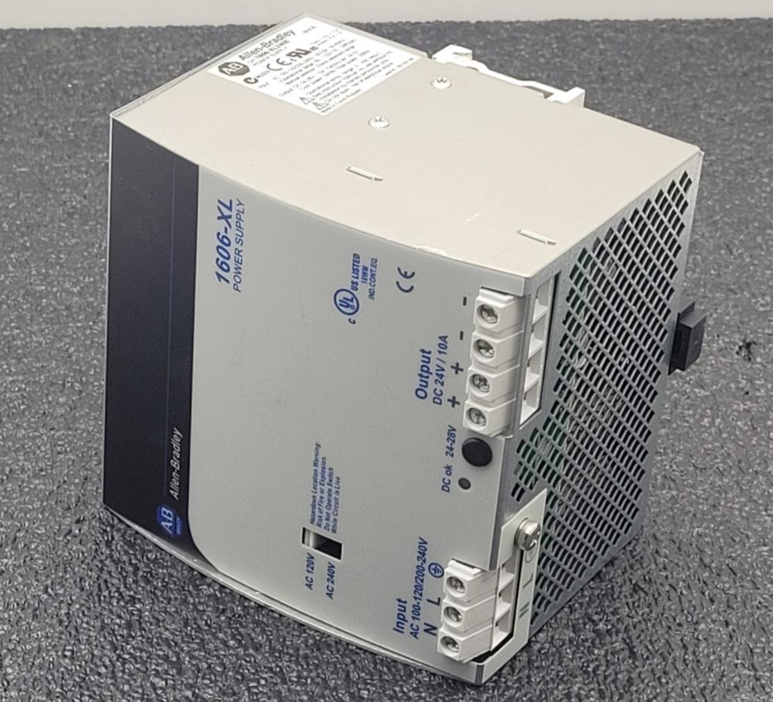 Allen Bradley 1606-XL240E Power Supply 24-28 VDC, 10A DIN Rail Mount